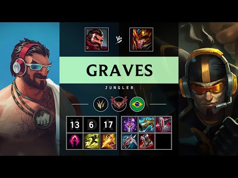 Graves Jungle vs Jarvan IV - BR Grandmaster Patch 25.08