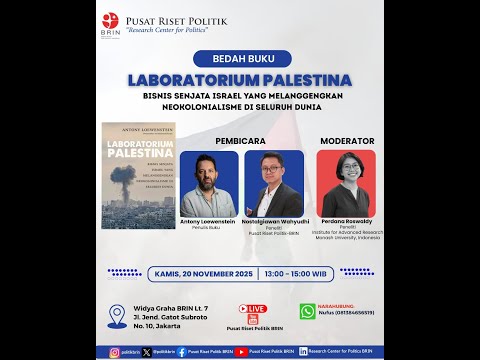 BEDAH BUKU: Laboratorium Palestina Bisnis Senjata Israel yang Melanggengkan Neokolonialisme