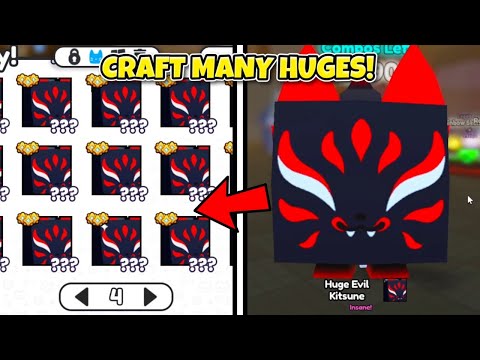 Craft So Many New Free HUGES by Doing this in Pet Simulator 99!