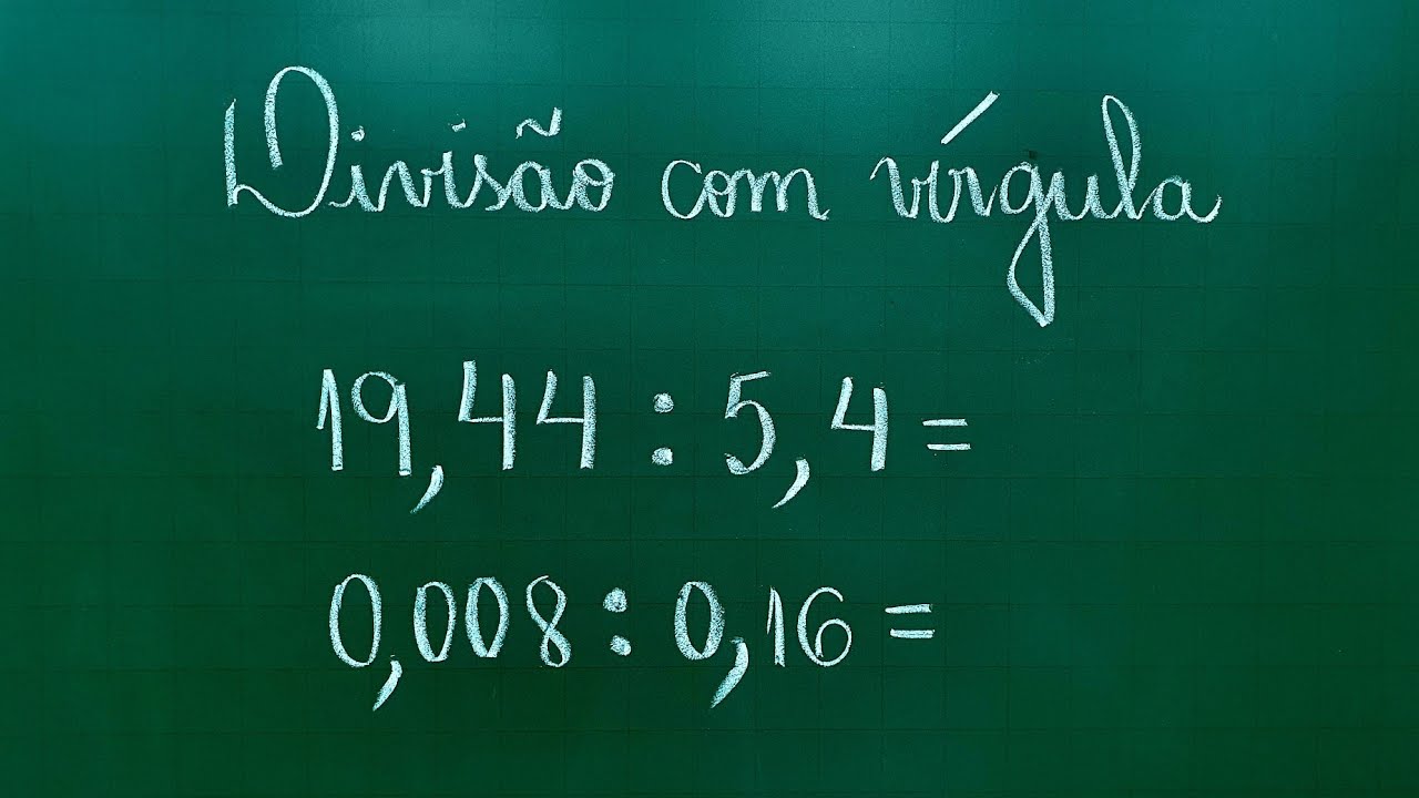 💥DIVISÃO COM VÍRGULA - DIVISÃO COM NÚMEROS DECIMAIS - Professora Angela Matemática
