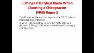 preview picture of video 'Battle Creek Chiropractor - Finding The Best - Free Report On Battle Creek Chiropractors'