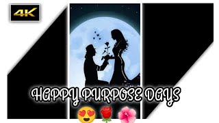 happy propose day status,🌹♥️ happy propose day whatsapp status,happy propose day song