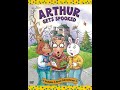 Opening Closing To Arthur Gets Spooked 2003 DVD