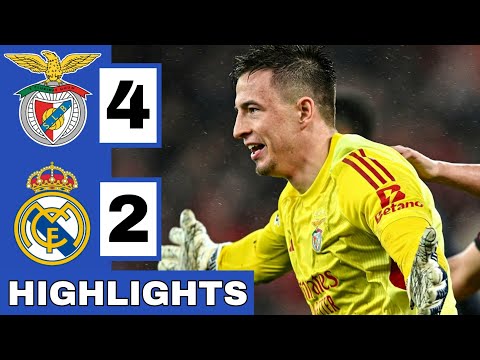 🔴Benfica vs Real Madrid (4-2) Extended HIGHLIGHTS | UEFA Champions League