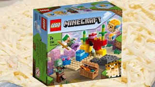 Lego Minecraft The Coral Reef Review (21164 lego set review)