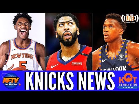 New York Knicks News: Cavs Like RJ Barrett| More Anthony Davis Trade Rumors| Ntilikina On The Block Video