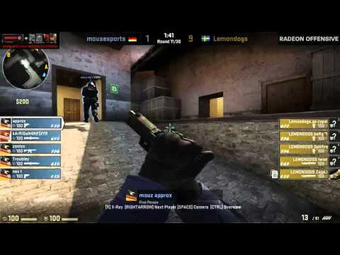 mousesports vs. Lemondogs | RADEON Offensive | de_mirage | 1st half