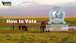 World Travel Awards 2022 | Kenya's Leading Tour Operator | Gosheni Safaris