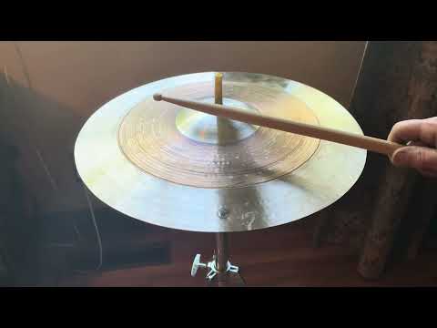 Buffalo Cymbalsmiths 16.5” Cay Custom Dark 2026 - Traditional patina lathed image 5