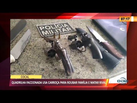 Quadrilha faccionada usa carroça para roubar família e matar rival 02 06 2021