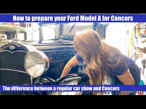 Preparing our 1931 Ford Model A Coupe for Concours