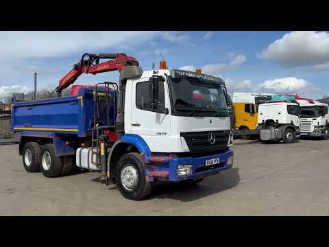 **FOR SALE** 2006 Mercedes Atego 2628B Day Cab, 6x4 Tipper Grab - Dixon Commercial Exports Ltd