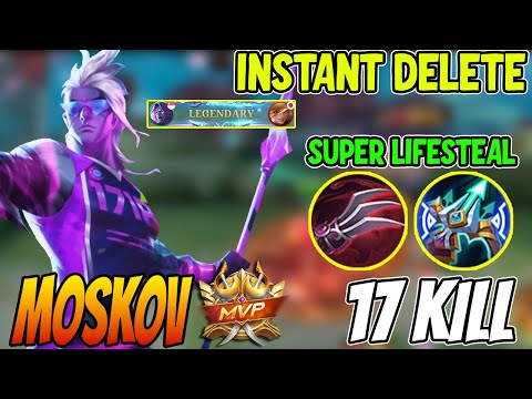 MOSKOV SUPER LIFESTEAL BUILD ITEM - Moskov Best Build 2022 - Build Moskov Tersakit 2022 ~ MLBB
