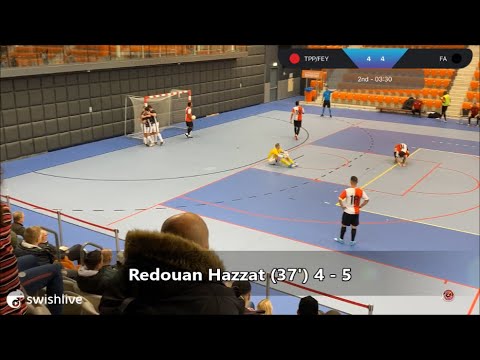 Samenvatting TPP/Feyenoord Futsal - Futsal Apeldoorn 07-02-2020 eredivisie zaalvoetbal
