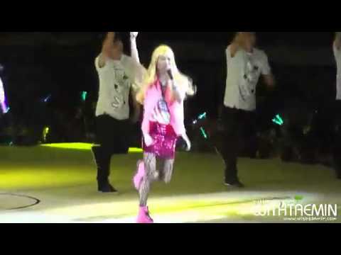 110820 SHINee Key solo duo with pretty hot Taemin @ SHINee world 1st Concert in Nanjing