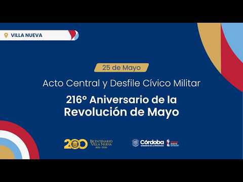 EN VIVO | Acto central y desfile cívico-militar por el 25 de Mayo en Villa Nueva