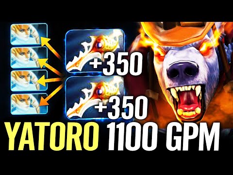 🔥 1100 GPM YATORO Ursa 2x Rapier + Fury 68min Hardest Game — 1000 DMG Cleave vs Naga Dota 2 Pro