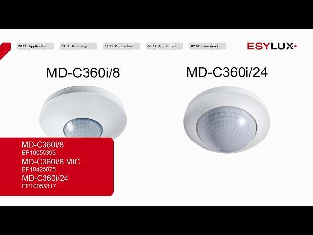 esylux Md-c 360i/8 mic