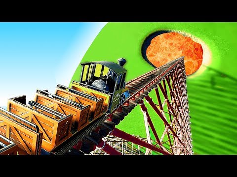 I Built A DEADLY ROLLER COASTER Which Drives Into The EARTH'S CORE In Planet Coaster