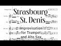 Strasbourg - St. Denis IMPROVISATION for TRUMPET and ALTO SAX (feat. D. Faustov)