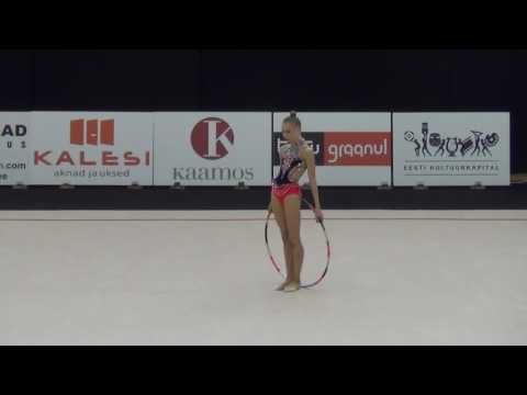 Mia Valge hoop Eesti MV 2016 junior all around