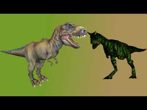 Ext: LCTR/JP Mix: Carnotaurus Vs Tyrannosaurus Rex