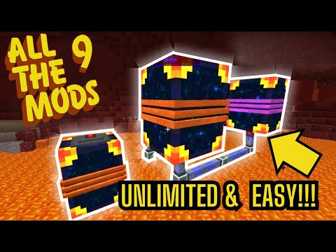 How to Make an INFINITE Lava Generator in 1 Minute!!! | All The Mods 9