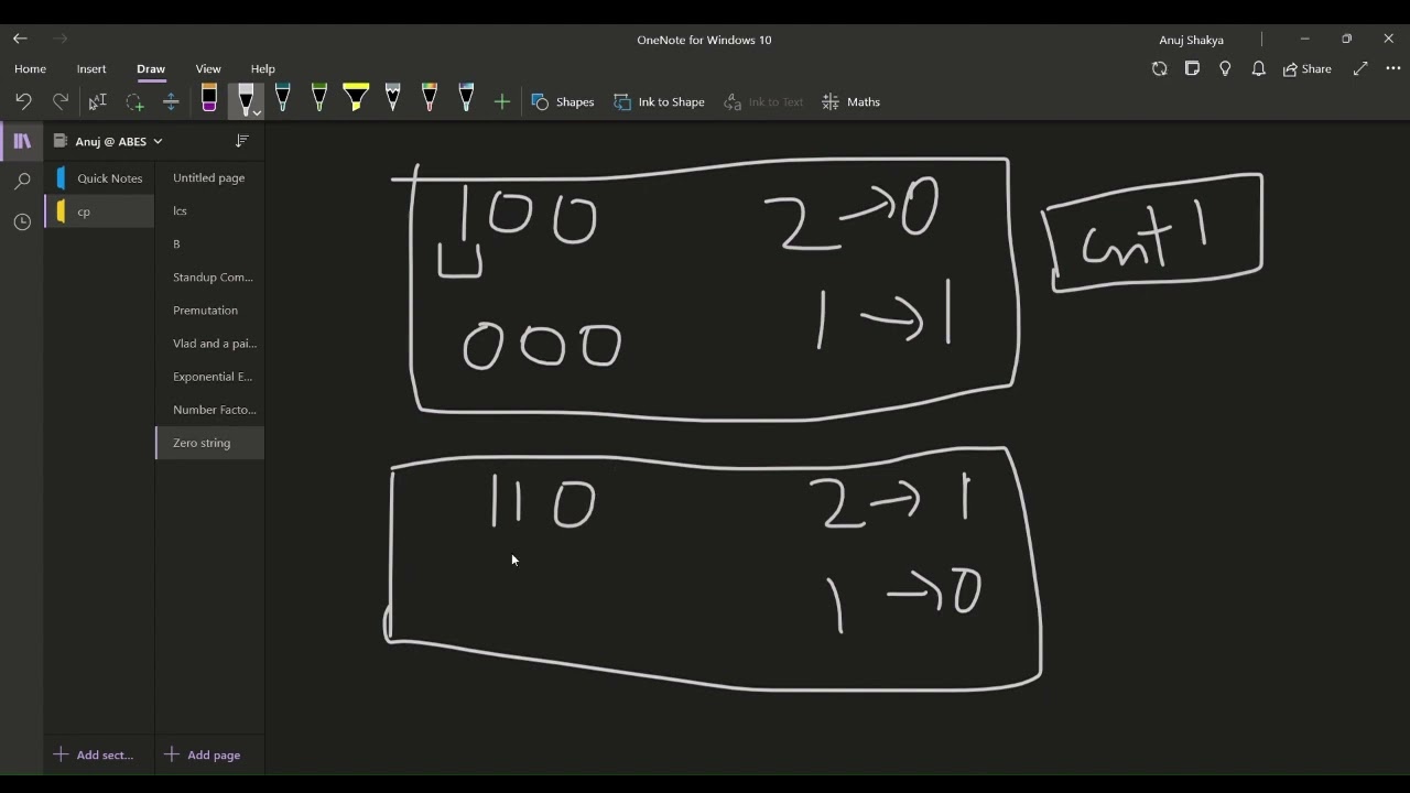Zero String Codechef Solution | codechef starters 76