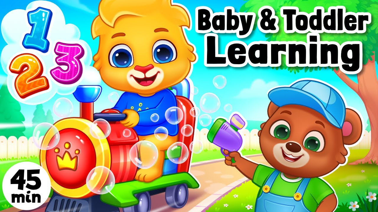 Toddler Learning Numbers, Colors For Kids, ABC Song, Toddler and Baby Learning With Lucas & Friends