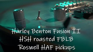 Video thumbnail for Harley Benton Fusion II HSH roasted FBLB || Roswell HAF pickups || guitar demo by Grzesiek Kulpa