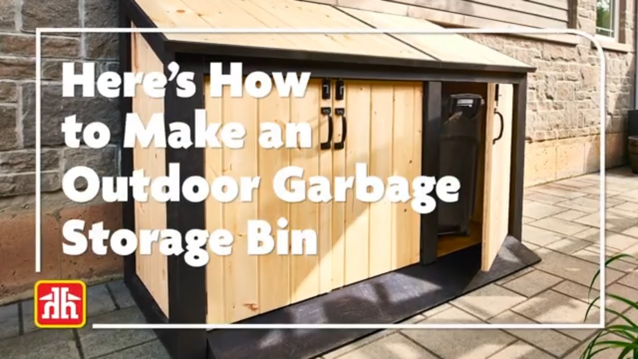 How to Make a Garbage Storage Bin for Your Curb Appeal thumbnail