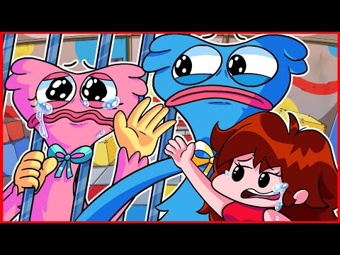 Boyfriend Vs Huggy Vs Sonic.exe Vs Fnaf Poppy Playtime & Friday Night Funkin Animation 2