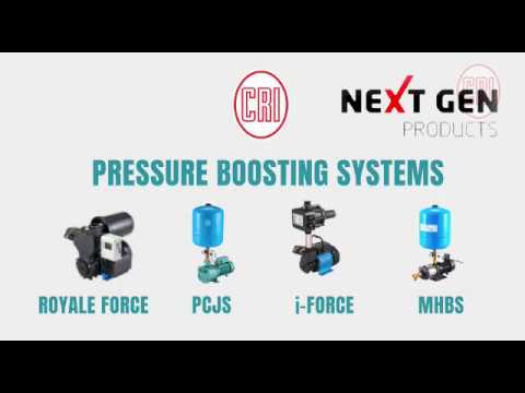 Pressure Boosting Systems from C.R.I. | Constant Pressure water supply | NextGen Pump