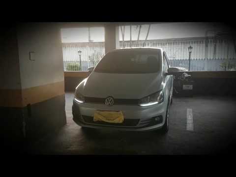 Vw Fox 2018 farol led DRL
