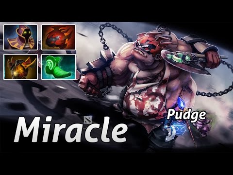 Pudge Pro Dota 5560 HP by Miracle Ranked Gameplay Dota 2