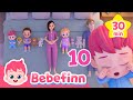 Ten in a Bed and Five Little Sharks | Count Numbers Together | Compilation | Bebefinn Nursery Rhymes