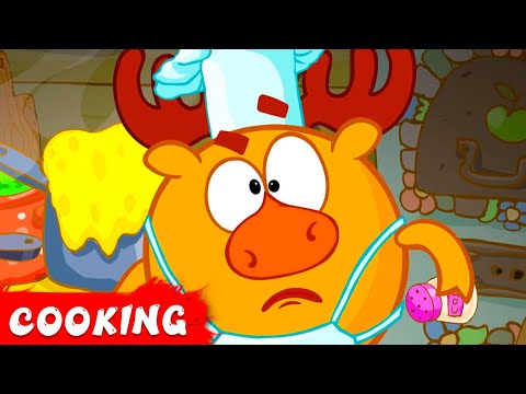 KikoRiki 2D | Best episodes about Cooking | Cartoon for Kids