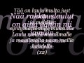 Aste - Rakkauslaulu (Lyrics) 