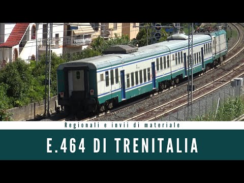 I treni delle E.464 dai Regionali agli Invii