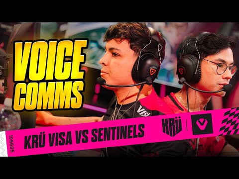THIS IS WHAT OUR STAGE 2 DEBUT AT #VCTAmericas SOUNDED LIKE | VOICE COMMS KRÜ VISA vs SENTINELS