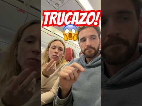¿CONOCÍAS ESTE TRUCO?😱(increíble😳) #truco #avion #viral #shorts #humor