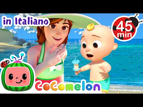 La spiaggia in estate | CoComelon Italiano - Canzoni per Bambini
