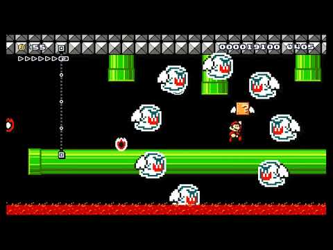 Bowser Jr.'s Pipe Fortress by Kevin - SUPER MARIO MAKER - NO COMMENTARY 1be