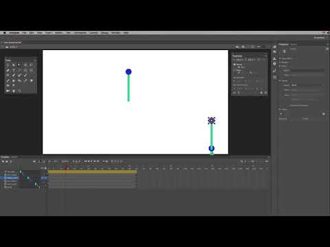 Adobe Animate CC 2019 - Parenting layers for motion tweened shapes