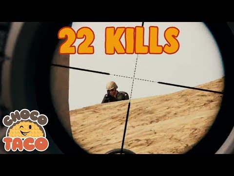 22 Solo Smacks for chocoTaco - PUBG Game Recap