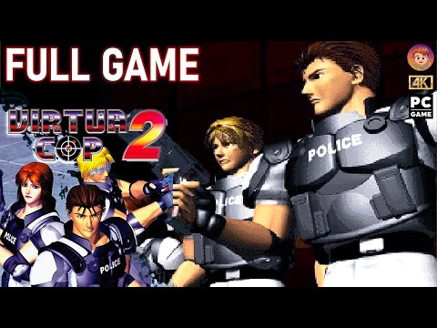 Virtua Cop 2 Gameplay Walkthrough 4K 60Fps | FULL GAME