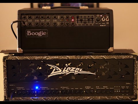 Mesa Mark IV Rev A versus Diezel Herbert MK3 (Drop C Metal Shootout)