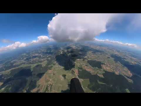 XC Paragliding Hyperlapse - 135k oneway from Kandel towards east