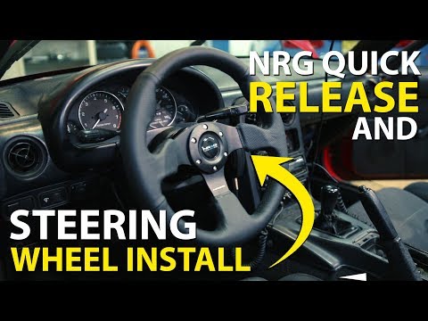 Complete Install Guide NRG Quick Release and Steering Wheel WITH WORKING HORN Miata - NA NB NC ND