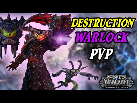 World of Warcraft Warlock Destruction  PvP Dragonflight 10.1.5 #worldofwarcraft #warlock